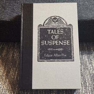 Tales of Suspense by Edgar Allan Poe Hardcover Vintage Beautiful Decor Book